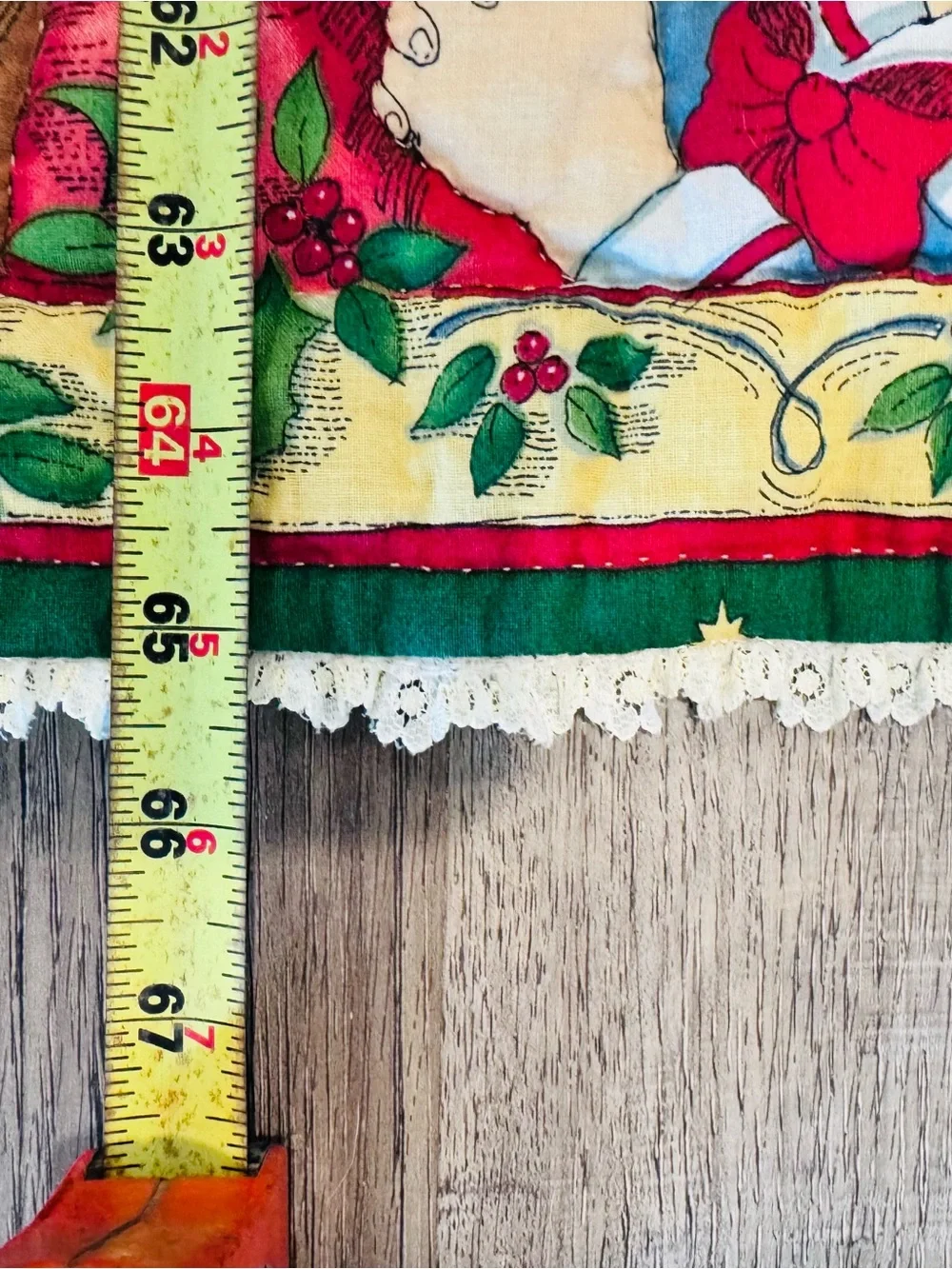 Vintage Santa Christmas Holiday Panel Quilt
